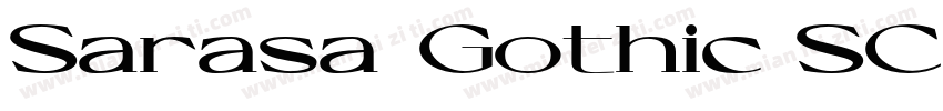 Sarasa Gothic-SC-Ext字体转换